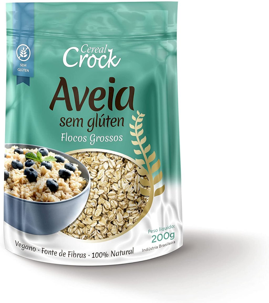 AVEIA FLOCOS GROSSOS CEREAL CROCK - 200g