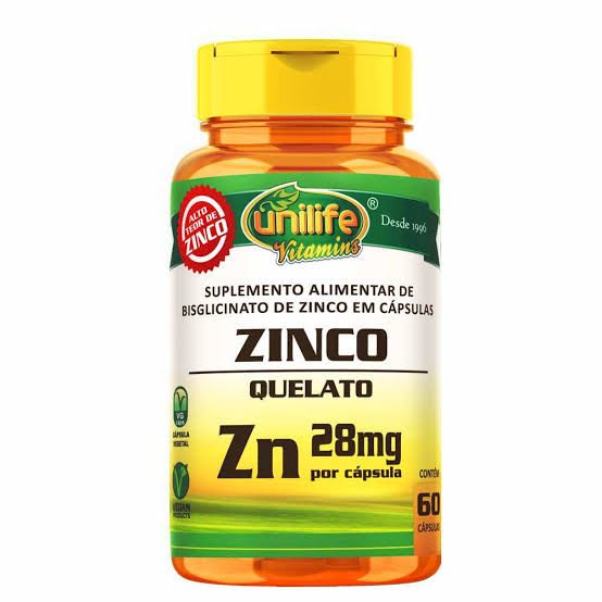 Zinco unilife 60 cápsula 