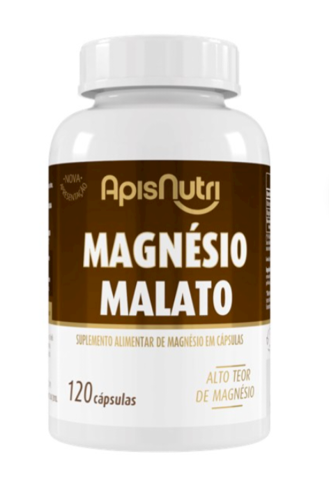 Magnésio malato apisnutri 60 cápsulas 