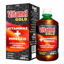 vitamel gold sabor guarana, catuaba e maca peruana 500ml