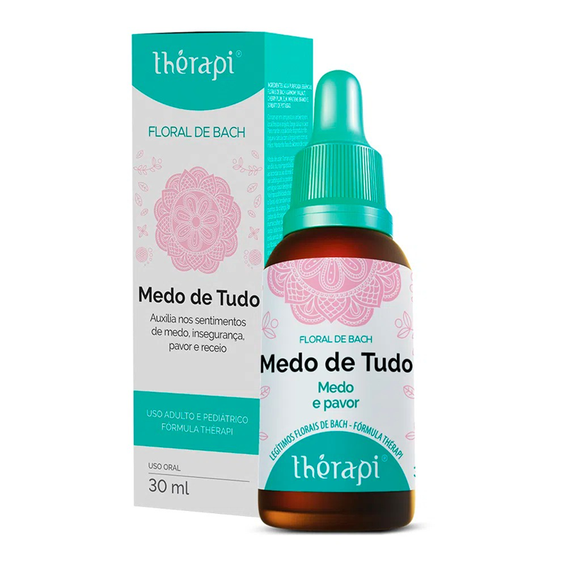 Floral de Bach MEDO DE  TUDO - Therapi 30ml