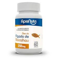 Óleo de fígado de bacalhau Apisnutri 60 capsulas