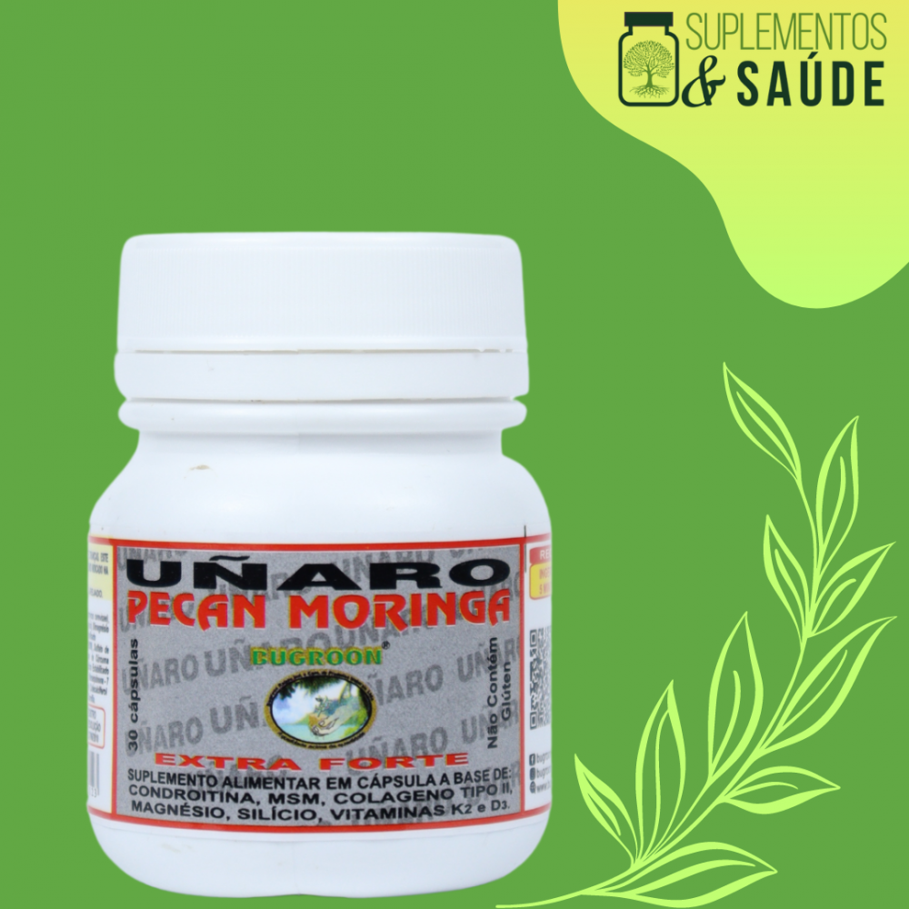 Uñaro Pecan Moringa 30 caps