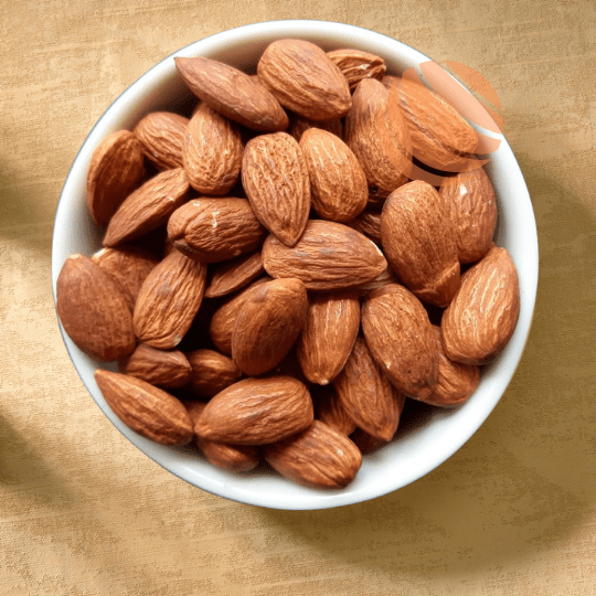 Amêndoas torradas sem sal