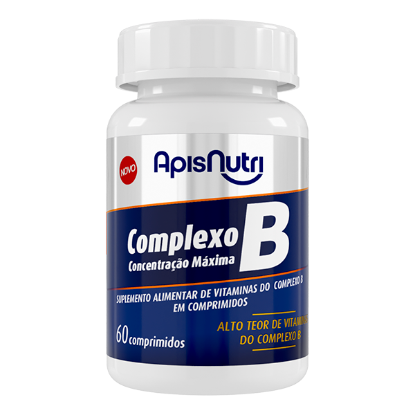 COMPLEXO B APISNUTRI - 60 cáps.