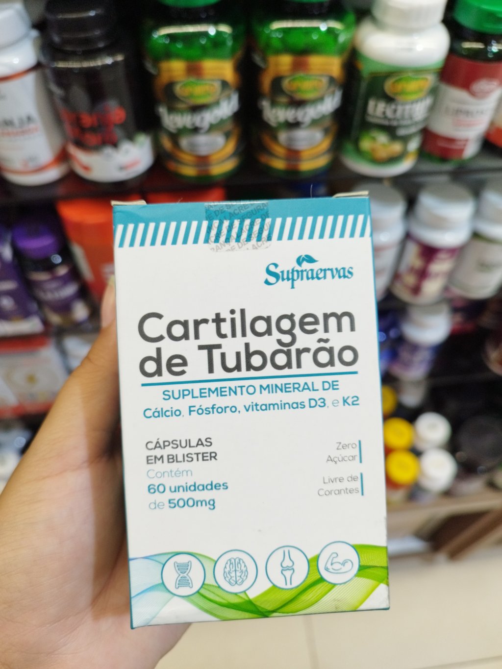 Cartilagem de Tubarão 60 capsulas 