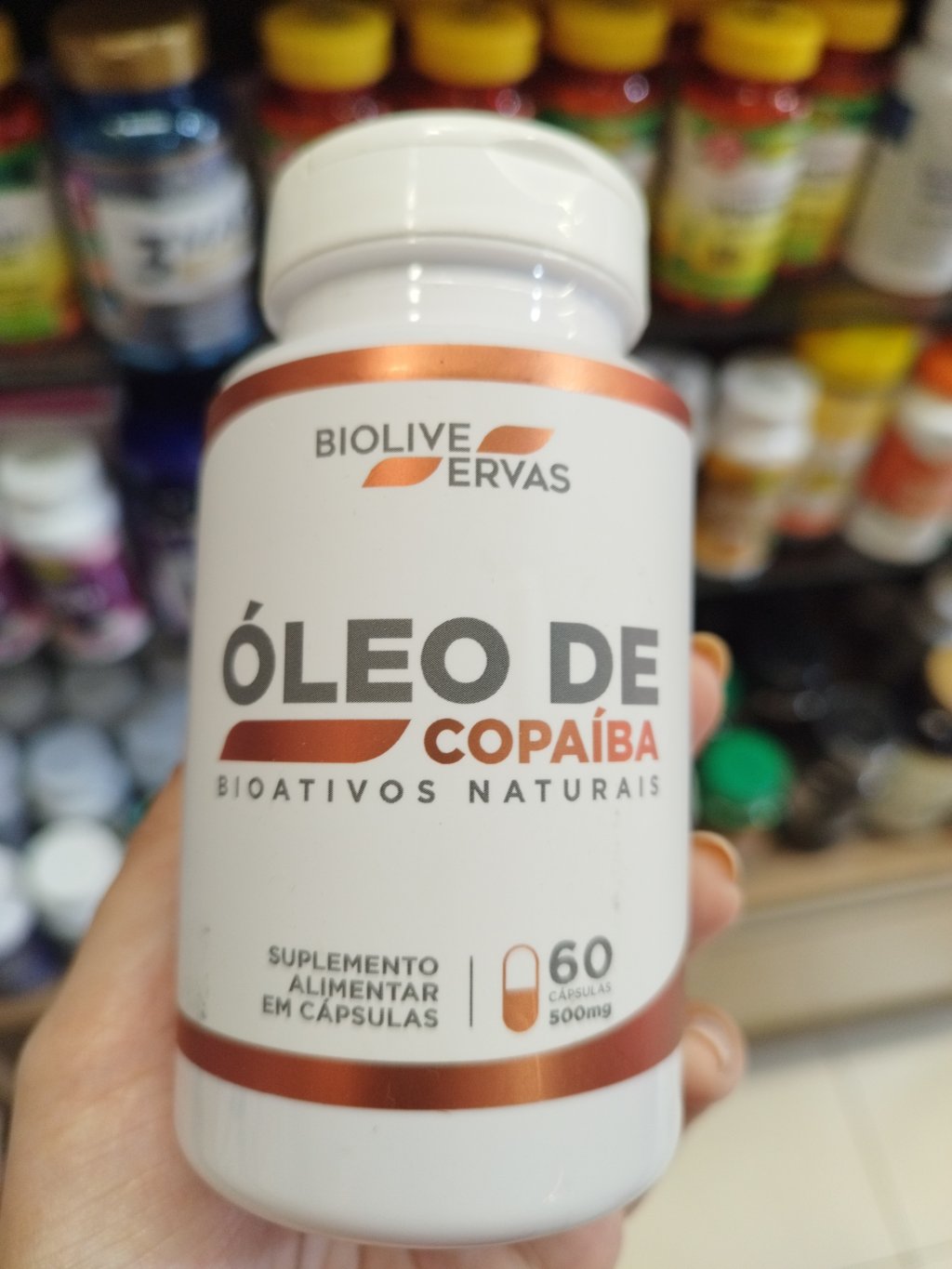 ÓLEO DE COPAÍBA BIOLIFE - 60 cáps.