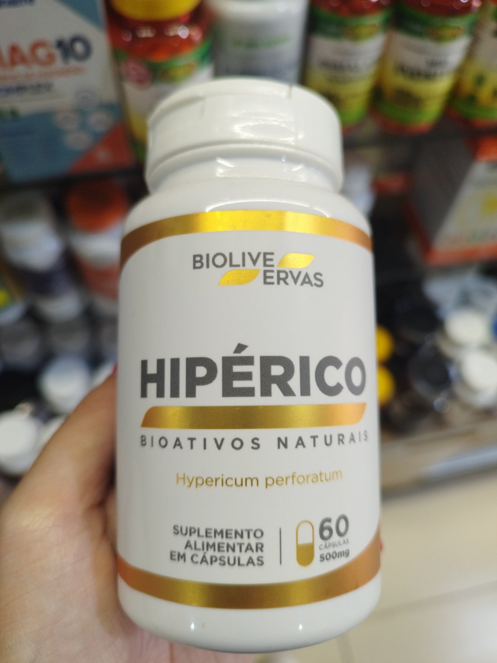 Bio live ervas hipérico 60 capsulas