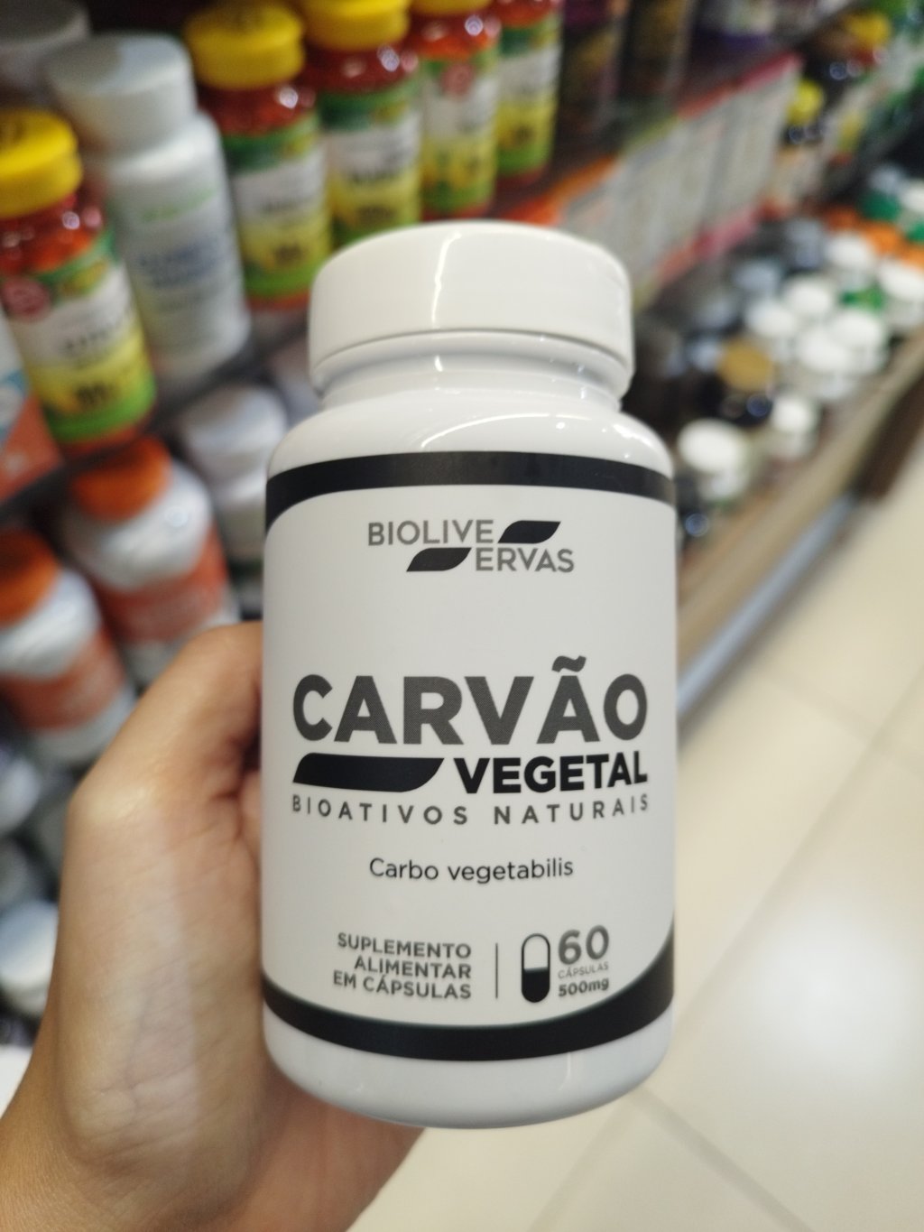CARVÃO VEGETAL 60 cápsulas