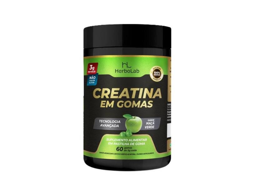 Creatina em gomas HerboLab 60 gomas