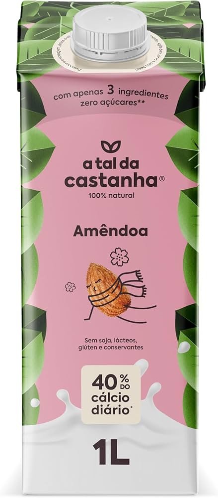 A tal da castanha 100%natural 1L