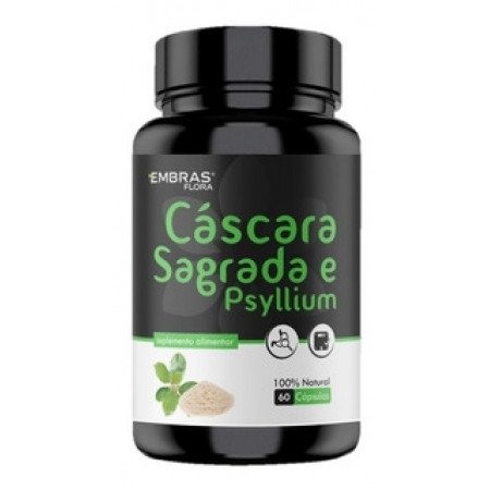 Cáscara sagrada de psyllium EMBRASFLORA 60caps