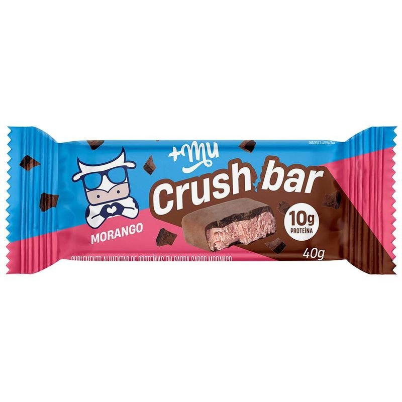 Mukebar +Mu paçoquita - 60g e crushbar +Mu - 35g