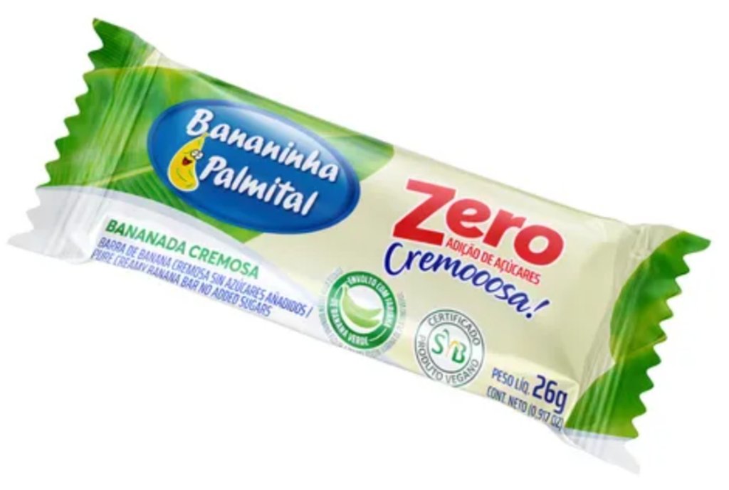 Barra de banana BANANINHA PALMITAL 26g