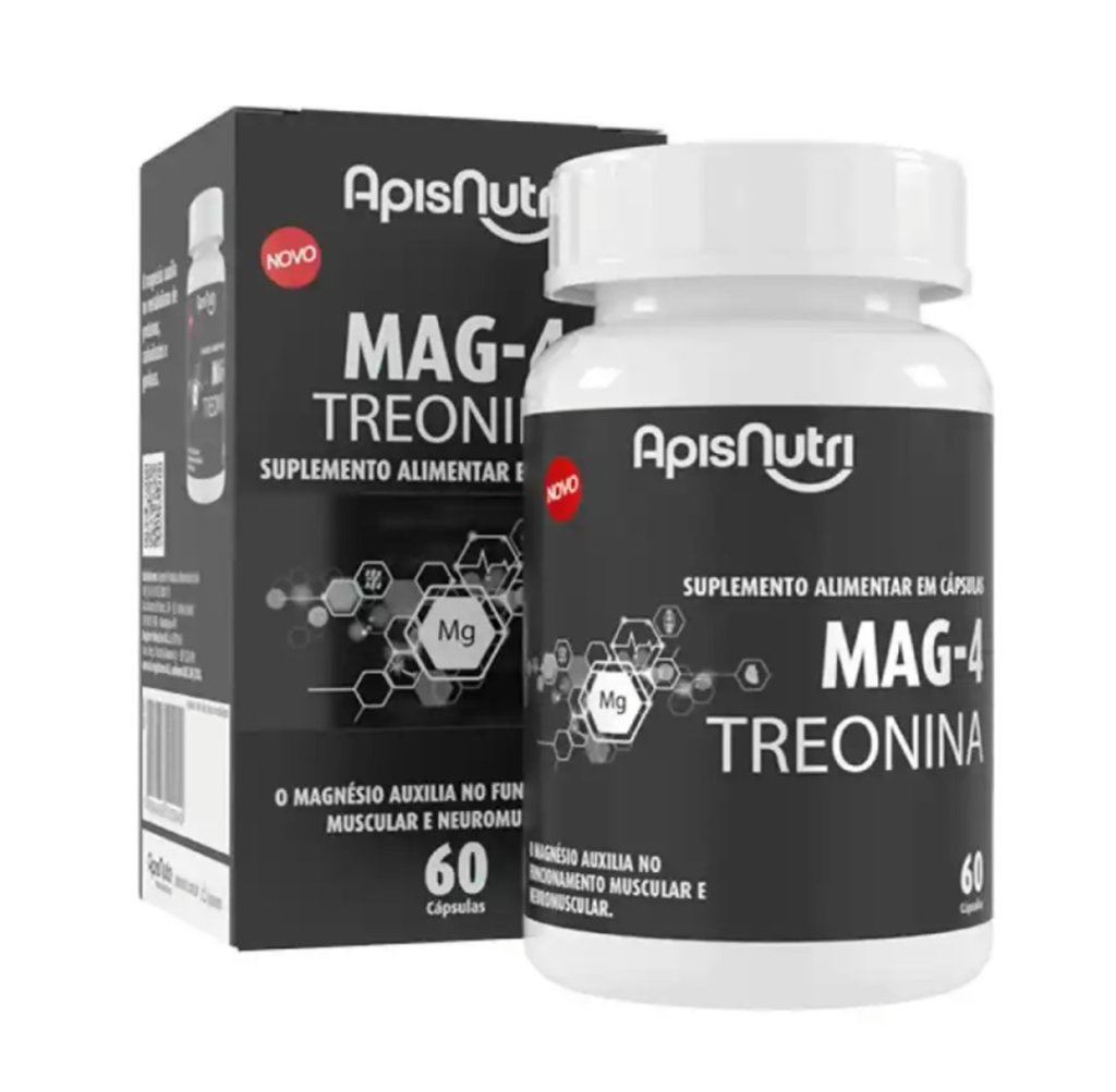 Mag-4  Treonina Apis Nutri 60 caps.
