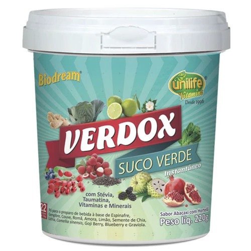 Verdox suco verde Unilife 220g