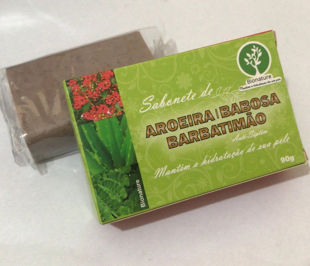 Sabonete de aroeira|babosa barbatimão BioNature 90g