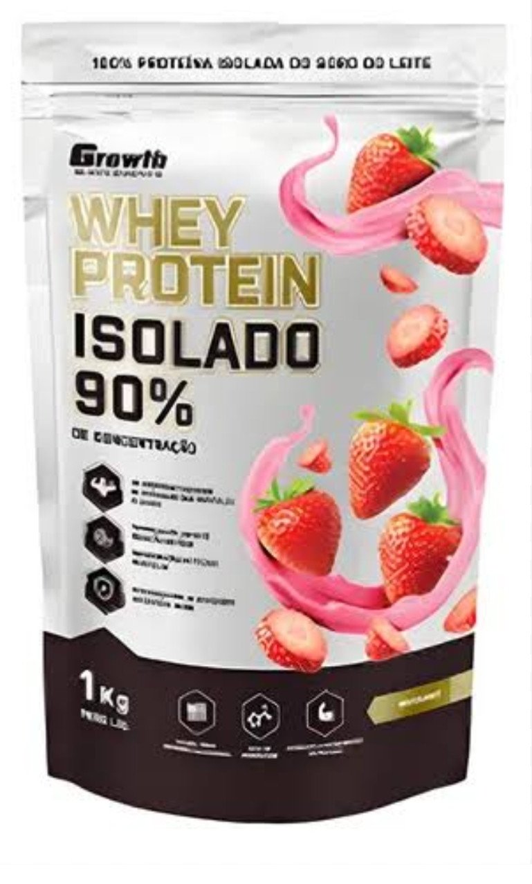 Whey proteína isolado 90% Growth 1kg