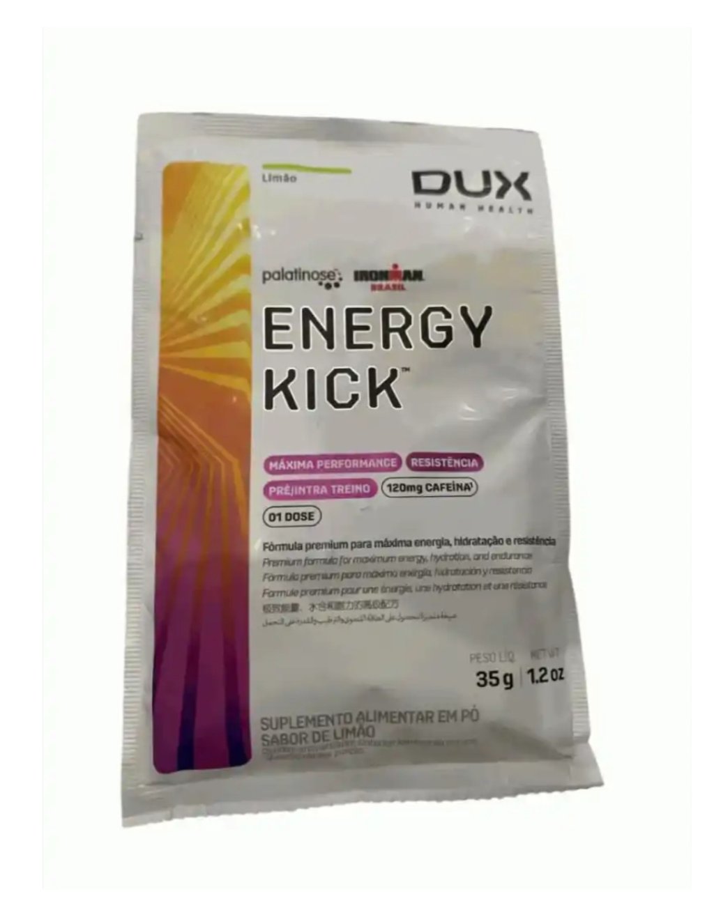 Energy kick dux 35g- sabor limão 
