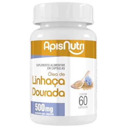 Linhaça dourada 60 cápsulas de 1000mg