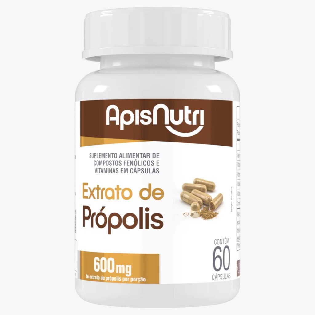 Extrato de propolis Apisnutri 60 capsulas