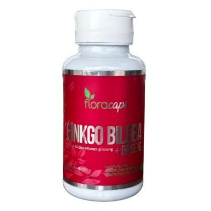flora caps ginkgo biloba+ginseng 60 capsulas