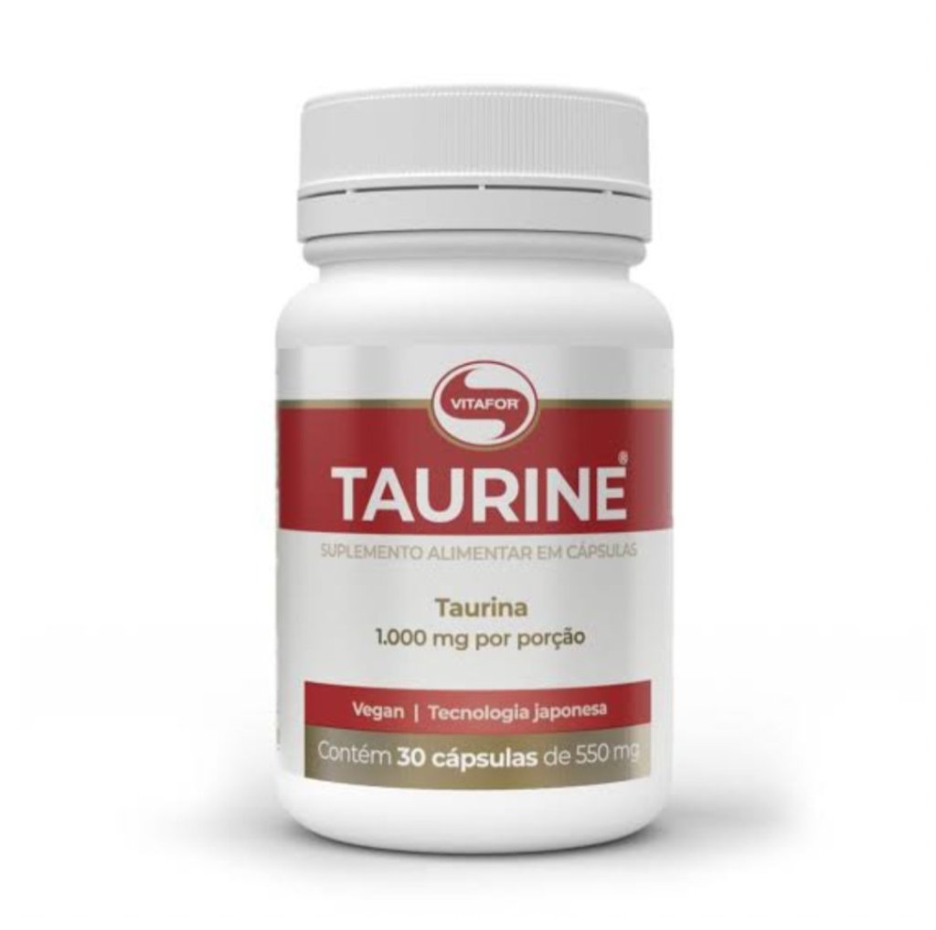 TAURINE VITAFOR - 30 e 60 cáps.