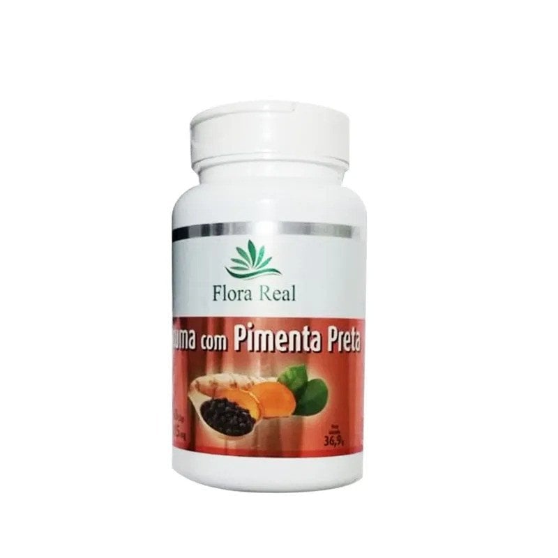 Cúrcuma com pimenta preta SEIVA REAL 60 caps 
