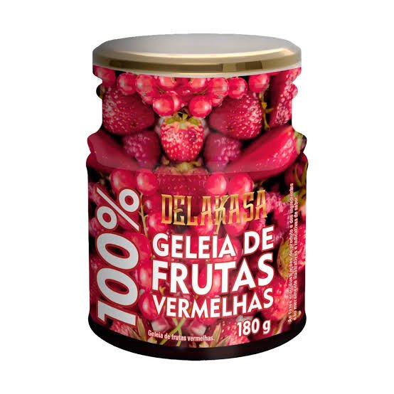 Geleia de frutas vermelhas DELAKASA 180g