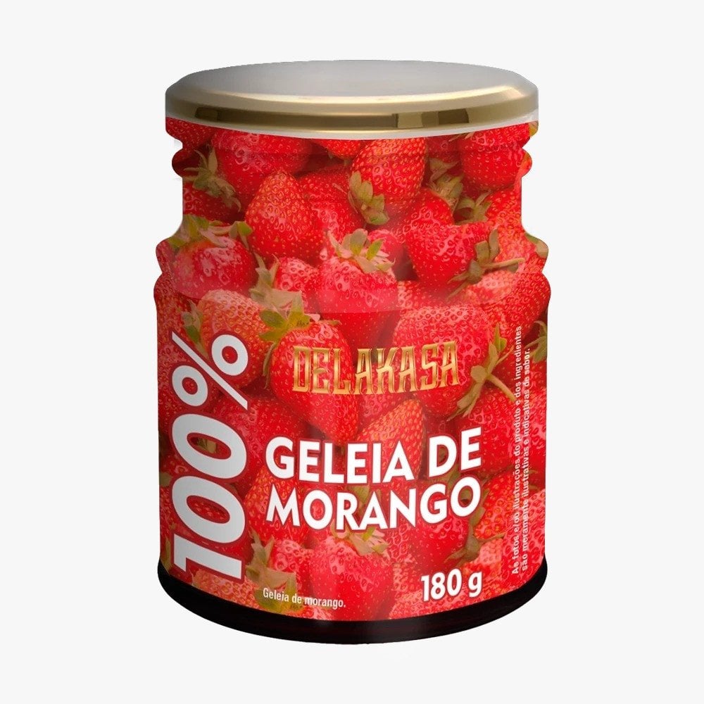 Geleia de morango DELAKASA 180g