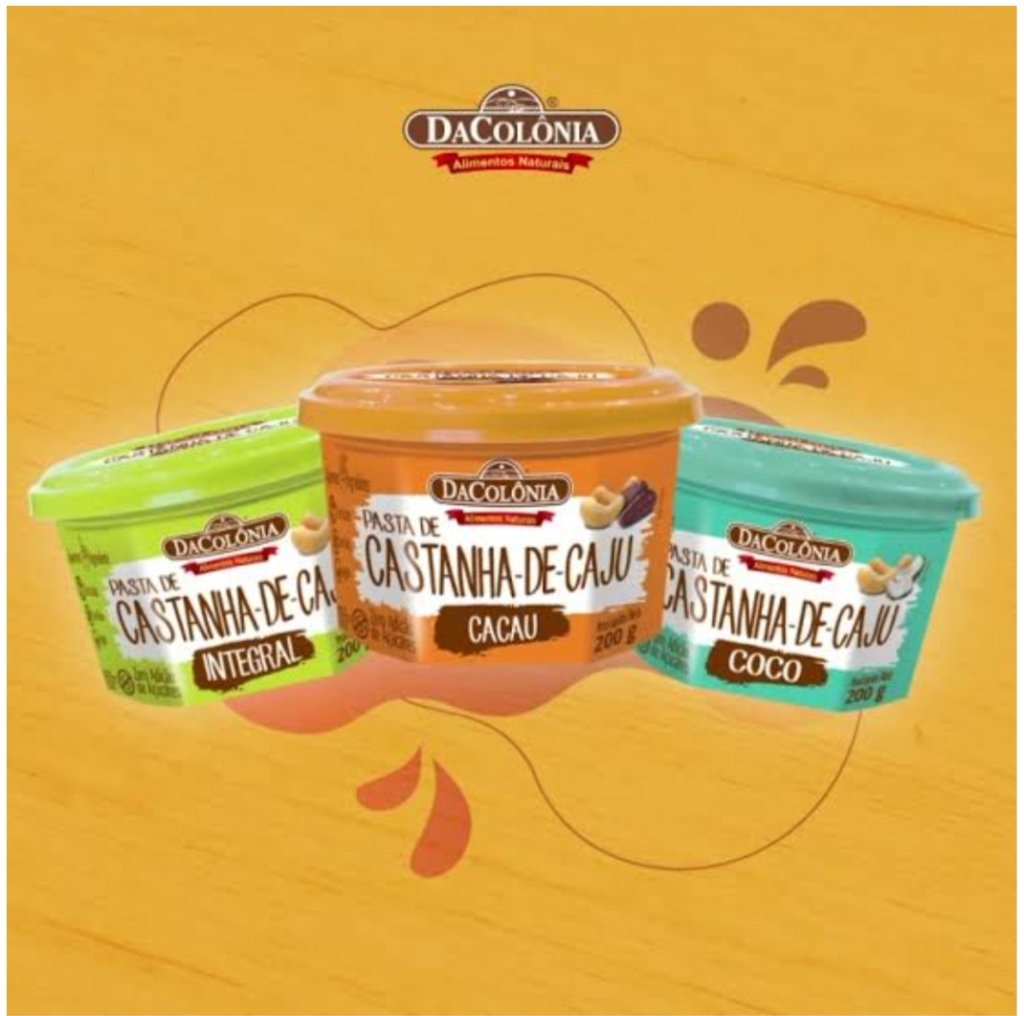 Pasta de castanha de caju DACOLONIA 200g