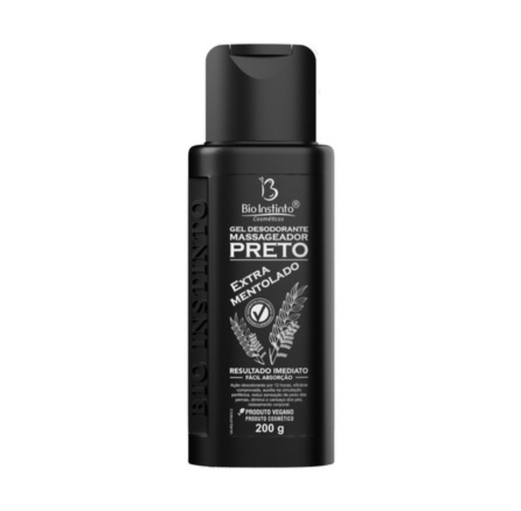 Gel massageador preto BIO INSTINTO 200g