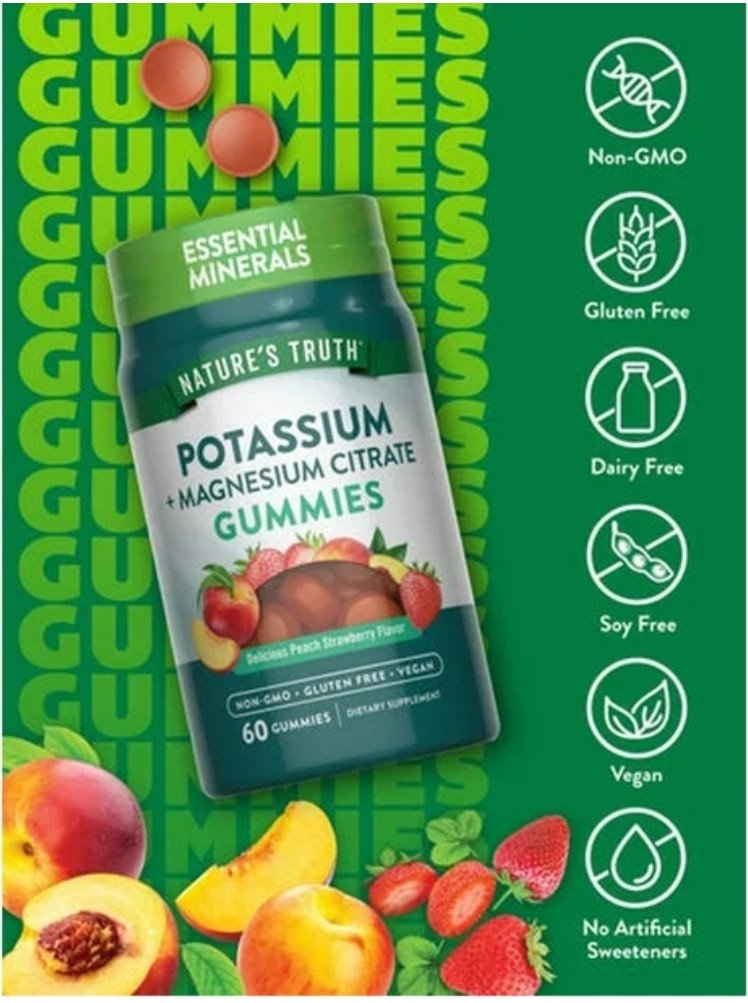 Potassium nature`s truth 60 gummies 