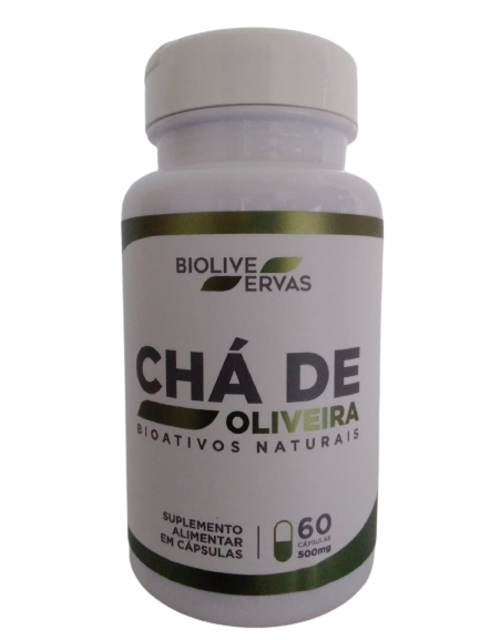Chá de oliveira BIO LIVE ERVAS 60 caps