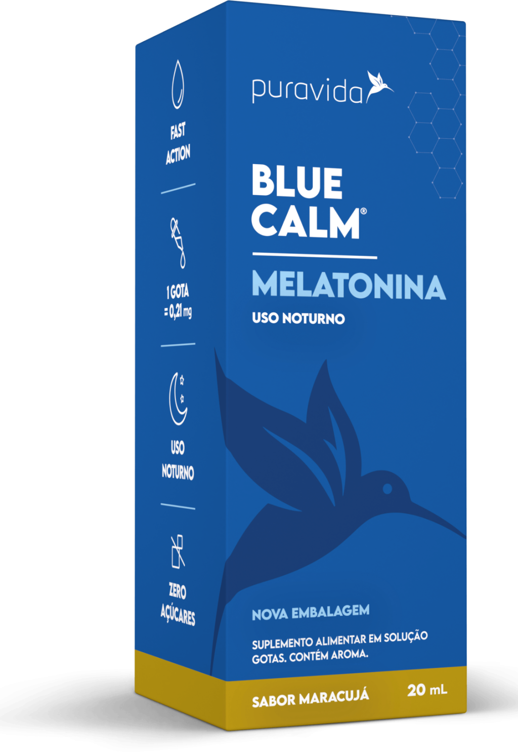Melatonina BLUE calma PURA VIDA 20 ml