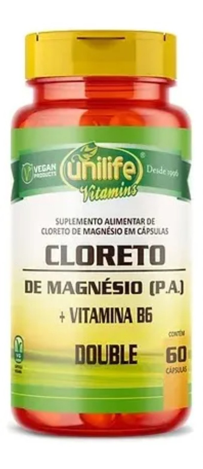 Cloreto de magnésio UNILIFE 60 caps