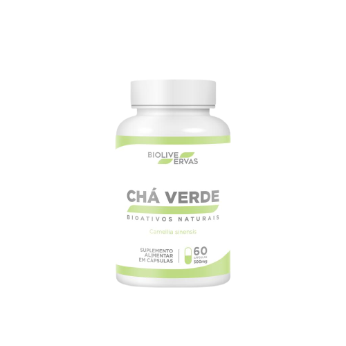 Chá verde BIO LIVE ERVAS 60 caps