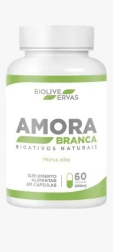 Amora branca BIOLIVE ERVAS 60 caps 