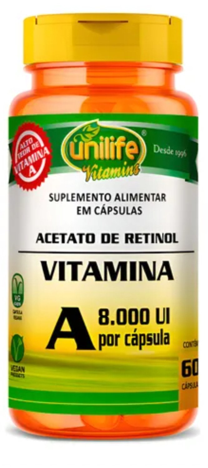 VITAMINA A UNILIFE - 60cáps.