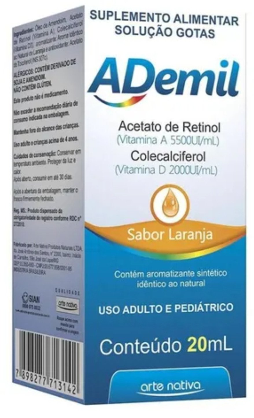 Ademil sabor laranja ARTE NATIVA 20 ml