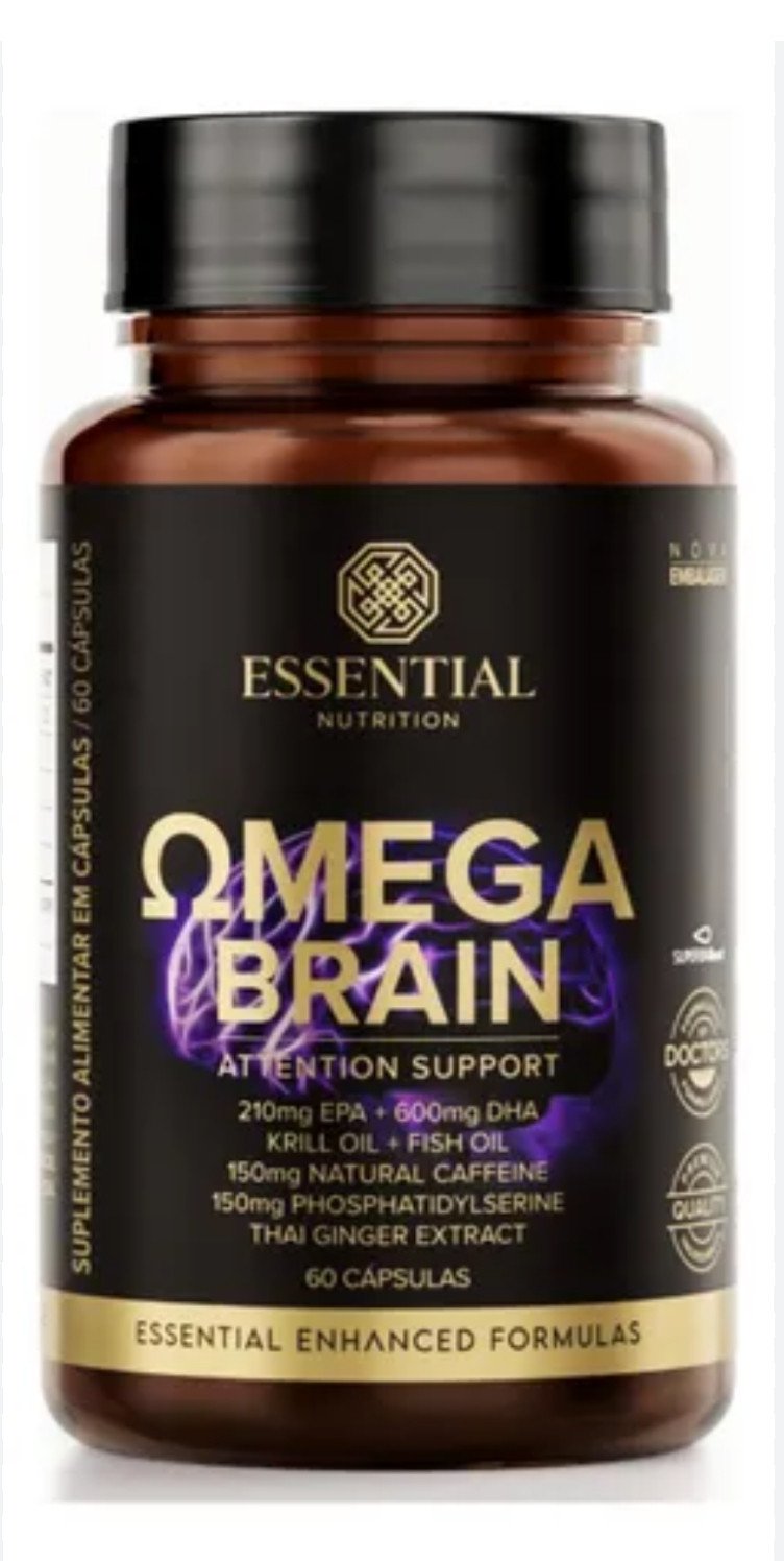 Ômega brain ESSENTIAL NUTRITION 60 caps