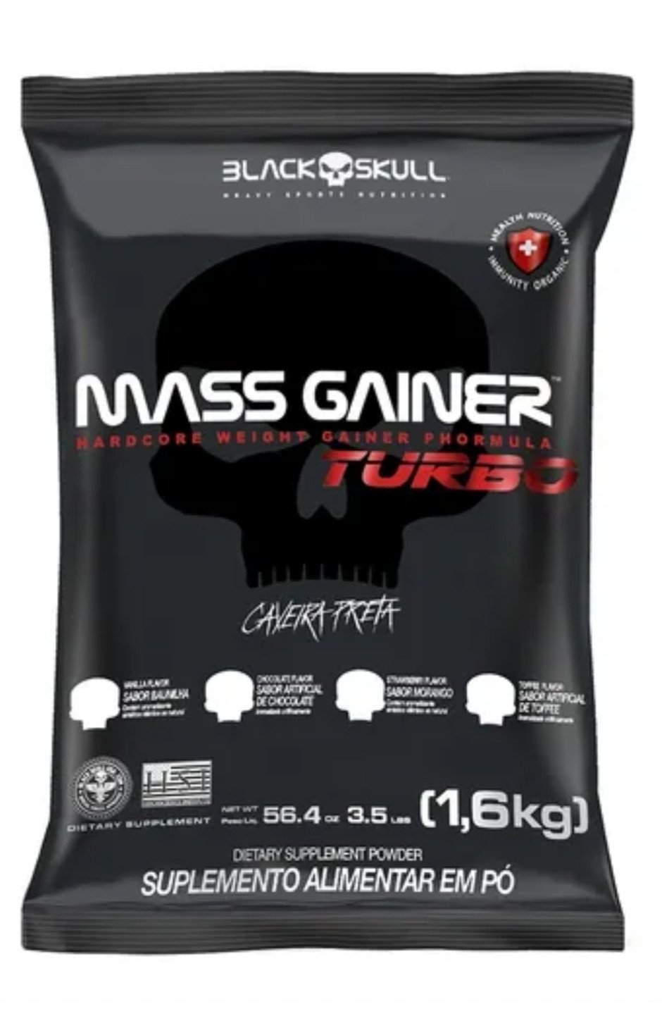 Mass gainer BLACK SKULL 1,6 kg