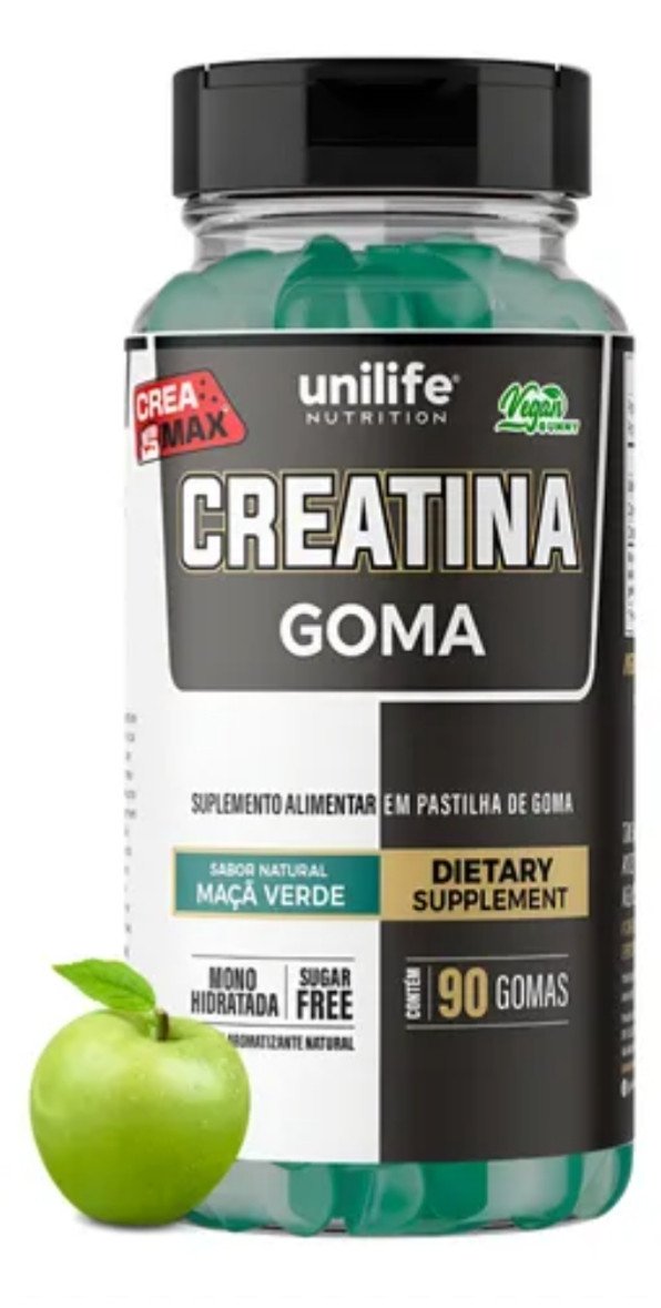 Creatina goma UNILIFE 90 gomas