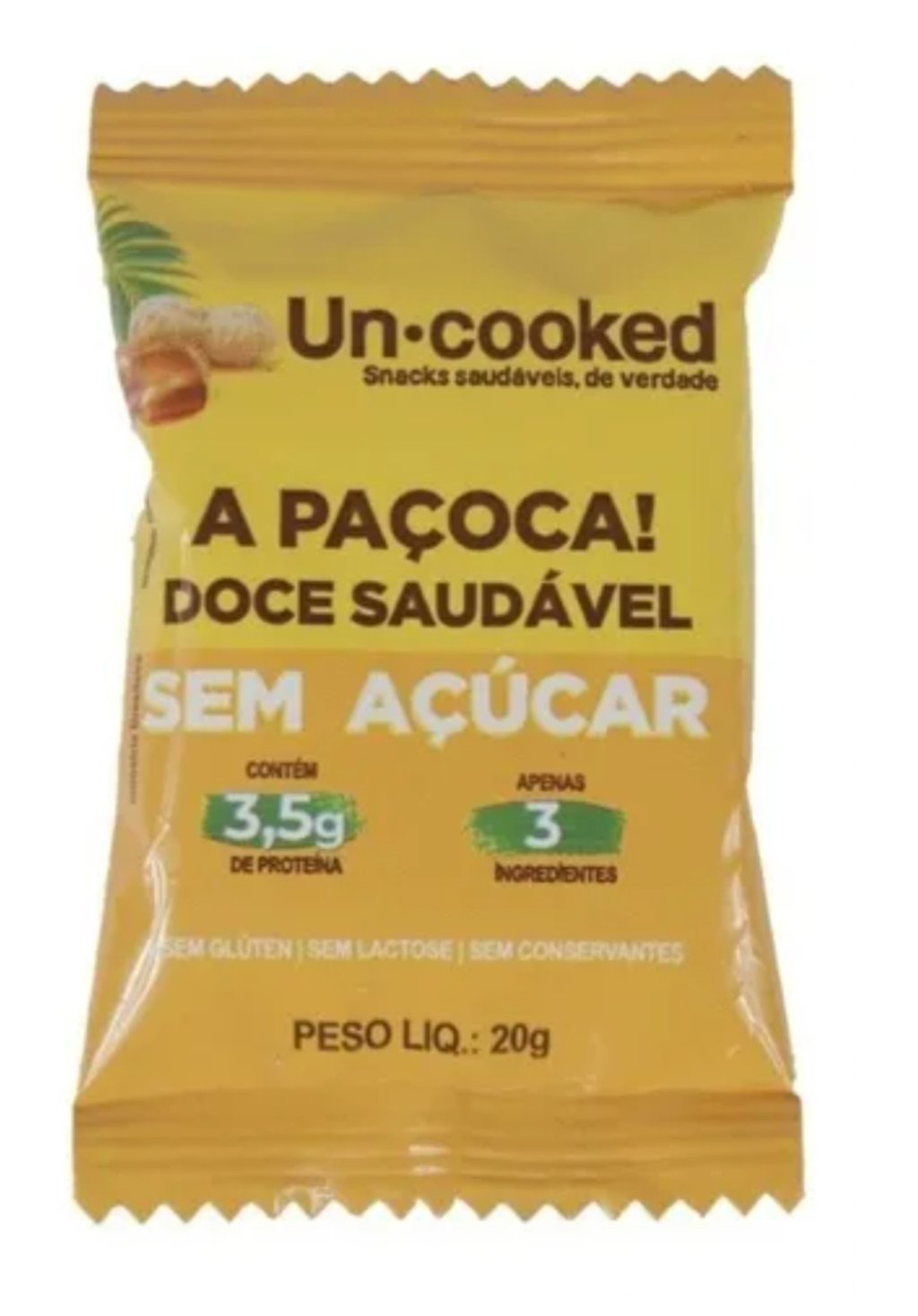 Paçoca saudável UN-COOKED 25g
