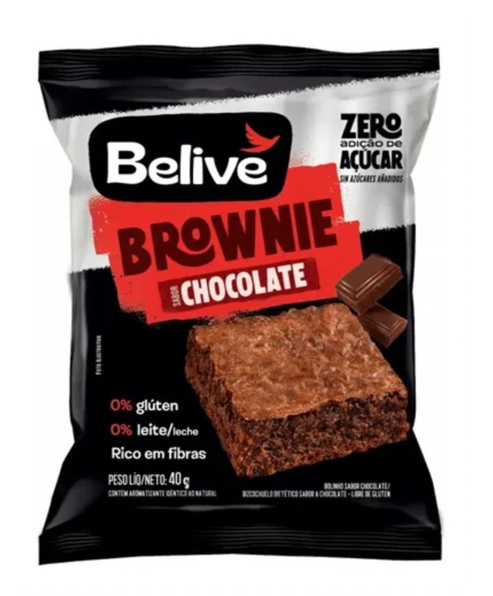 Brownie sabor chocolate BELIVE 40g