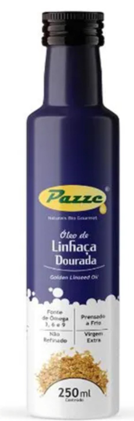 Óleo de linhaça dourada PAZZE 250ml