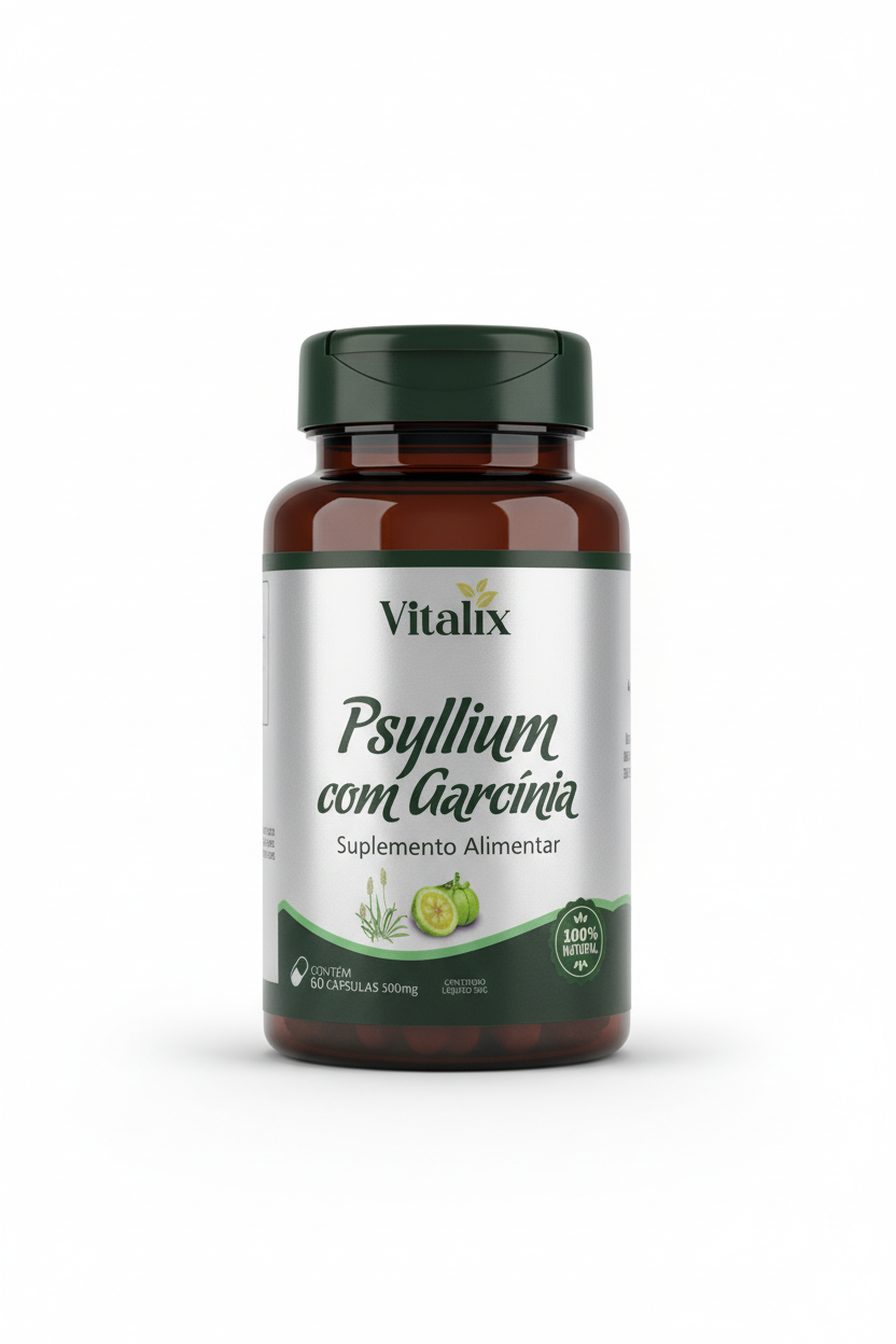 Psyllium com garcinia VITALIX 60 caps