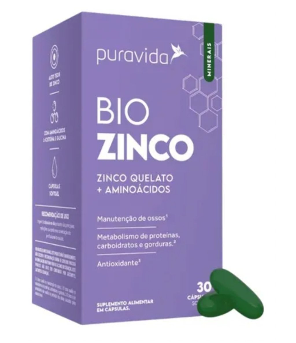 Bio zinco PURA VIDA 30 caps