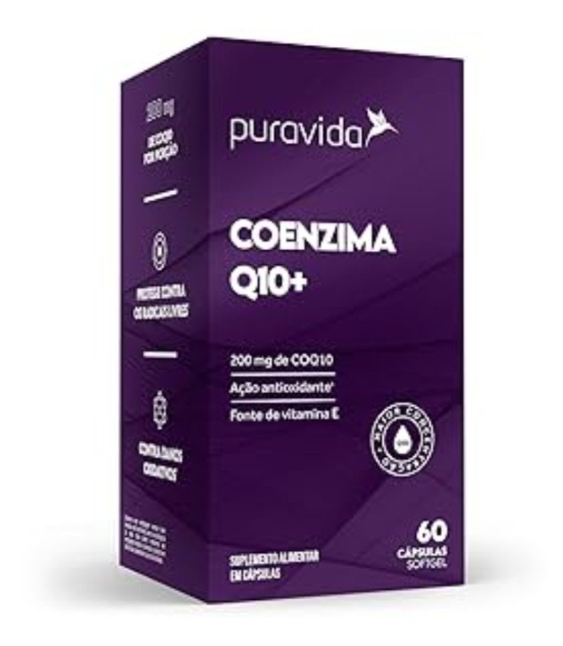Coenzima q10+ PURA VIDA 60 caps