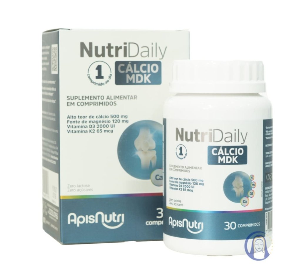 NutriDaily cálcio MDKAPIS NUTRI 30 caps